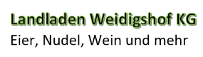 Landladen Weidigshof-Logo