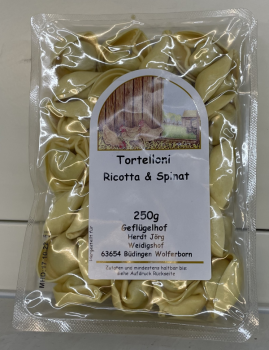 Frische Tortelloni mit Ricotta & Spinat, 250g